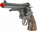 Metalowy Rewolwer kowbojski 12 naboi - tantis.pl