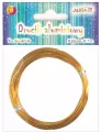 Drucik aluminiowy złoty 0,8mm 7m - tantis.pl