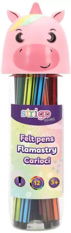 Flamastry Unicorn 12szt - tantis.pl