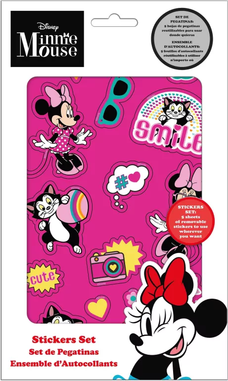 Zestaw naklejek Minnie 92szt MN30048 - tantis.pl