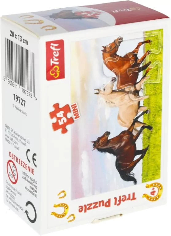 Puzzle 54 mini. Świat koni - tantis.pl