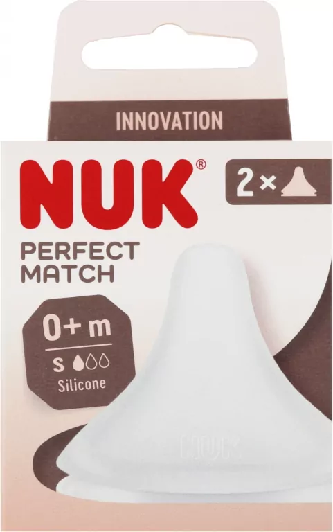 NUK. Perfect Match. Smoczek do butelki S. 2 sztuki - tantis.pl
