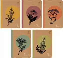 Zeszyt A5/64K kratka By Nature. One Herb