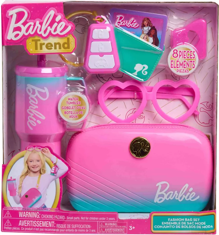 Modna torebka z akcesoriami Barbie 63852 - tantis.pl