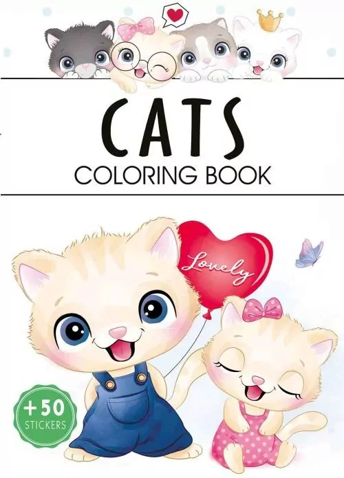 Cats. Coloring book - tantis.pl