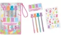 Długopisy żelowe z naklejkami w saszetce Misie żelki - tantis.pl