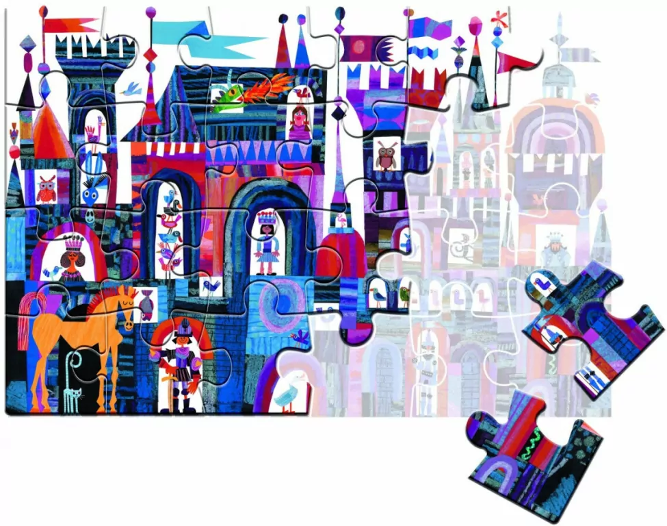 Clementoni. Moje Puzzle. Zamek - tantis.pl