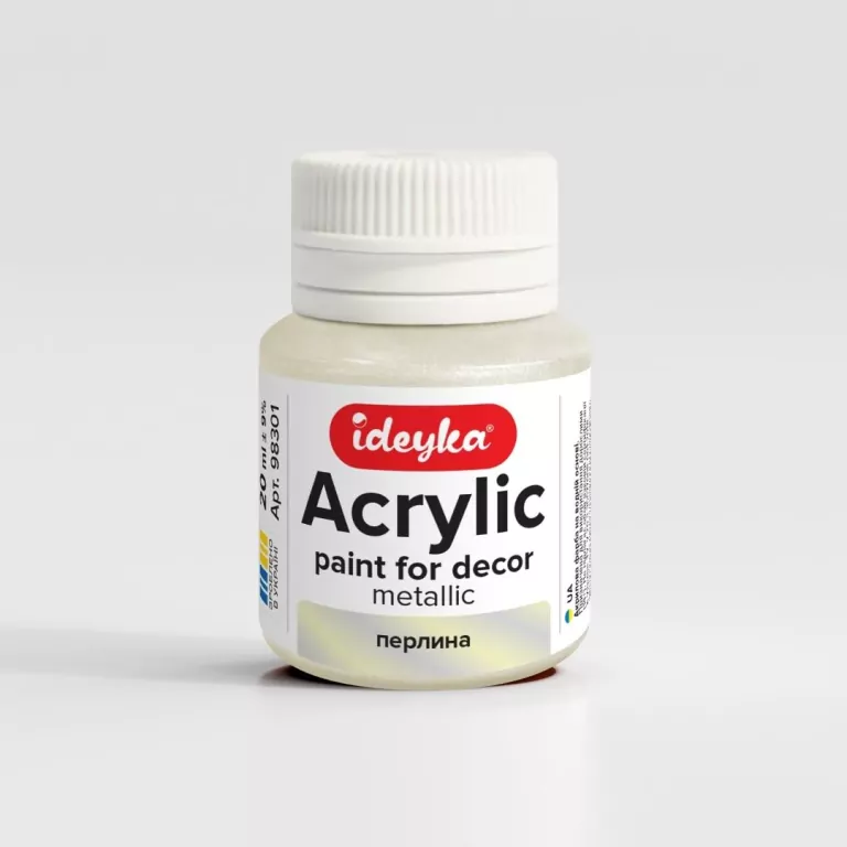 Farba akrylowa metaliczna Perła 20ml - tantis.pl