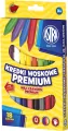Kredki woskowe 18 kolorów ASTRA - tantis.pl