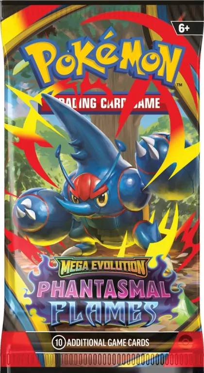 Pokémon TCG: Mega Evolution - Phantasmal Flames - Booster (1 paczka) - tantis.pl