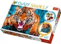 Puzzle 600. Crazy Shapes! Oko w oko z tygrysem - tantis.pl