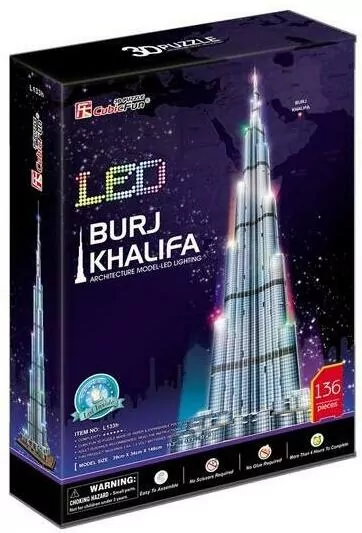 Puzzle 3D 160. LED Burj Khalifa - tantis.pl