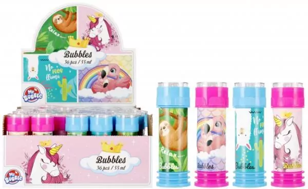 Bańki mydlane 55ml Jednorożec / Lama 509202 My Bubble p36 mix cena za 1 szt - tantis.pl