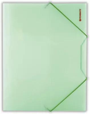 Teczka z gumką A4 PP-4161 Penmate zielona
