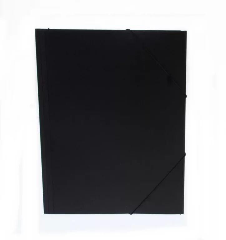 Durable. Teczka z gumką PP A4, Czarne - tantis.pl