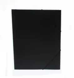 Durable. Teczka z gumką PP A4, Czarne