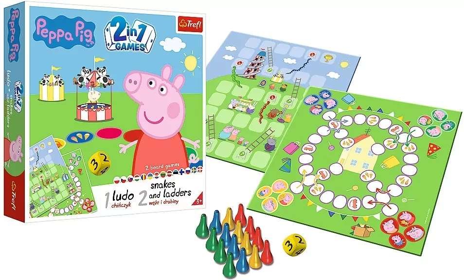Świnka Peppa Gra 2w1 - tantis.pl