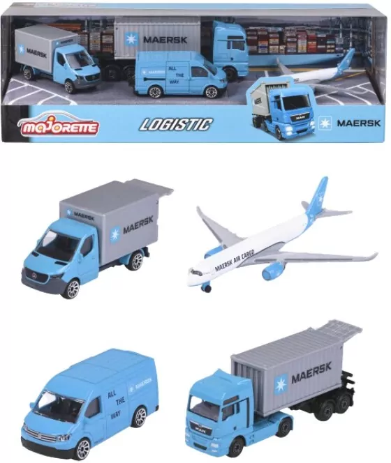 Majorette Maersk zestaw stacja portowa - tantis.pl
