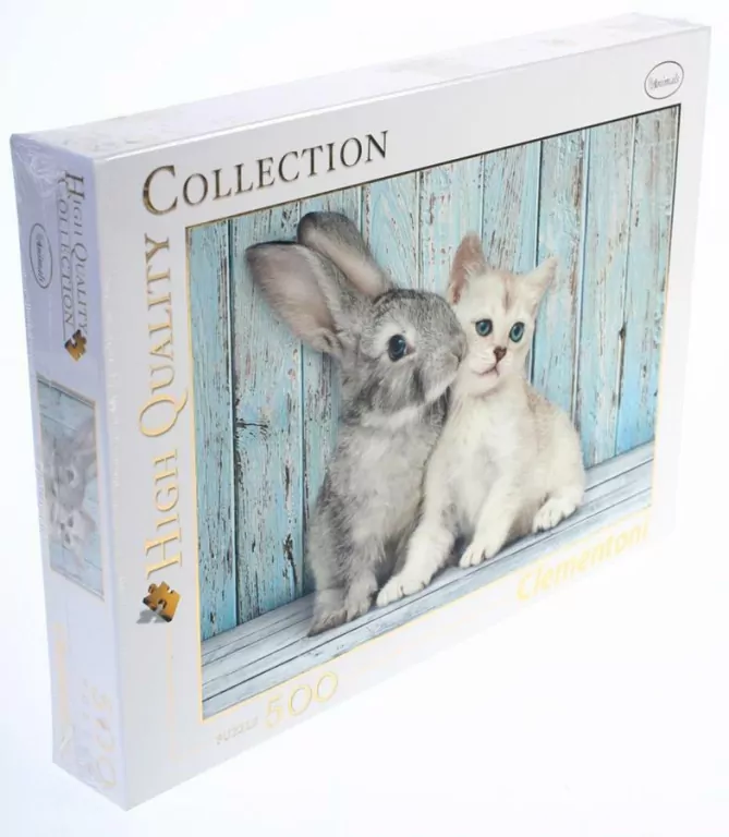 Puzzle 500. High Quality Collection. Kotek i Królik - tantis.pl