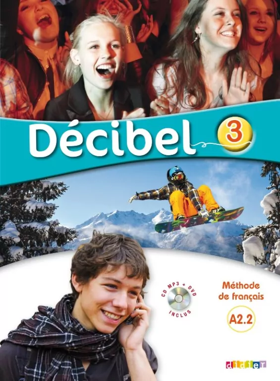 Decibel 3 A2.2 podręcznik + CD Język francuski - tantis.pl