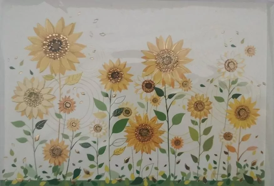 Karnet B6 + koperta: Słoneczniki - tantis.pl