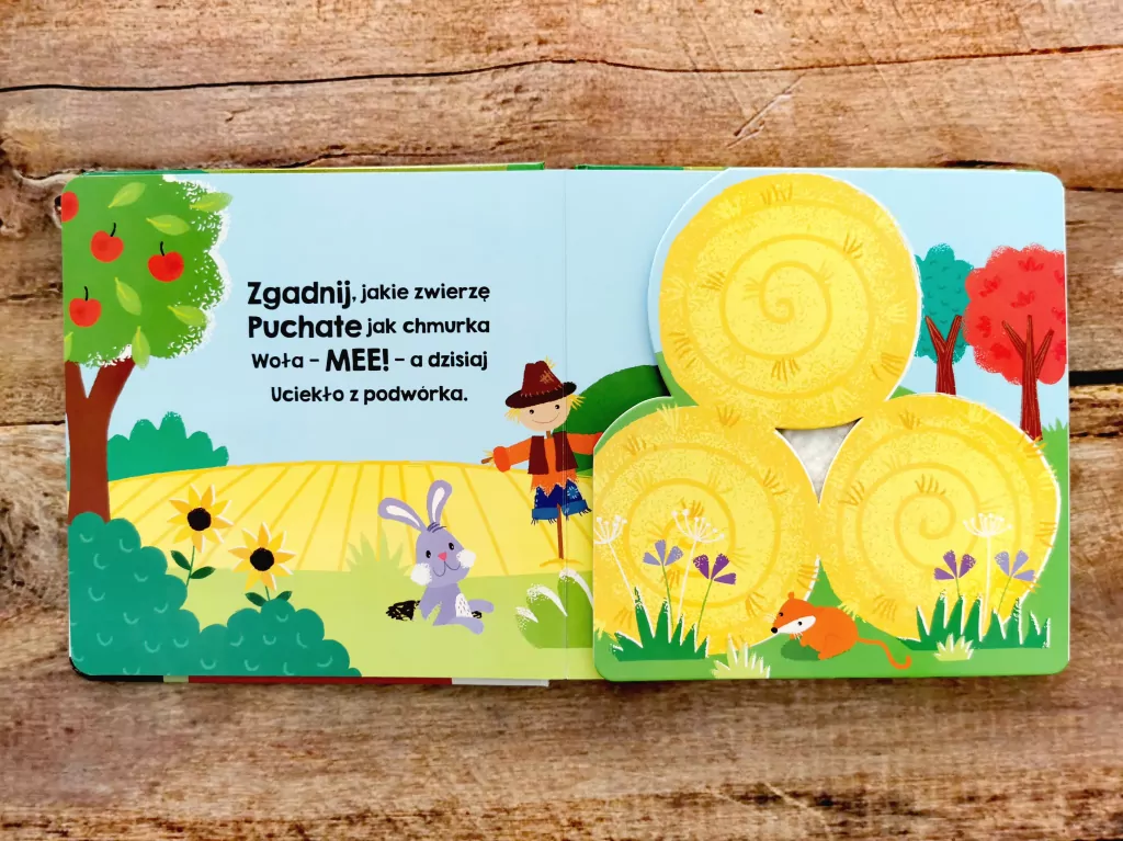 Zwierzęta na wsi. Dotykam, zgaduję. Akademia mądrego dziecka - tantis.pl