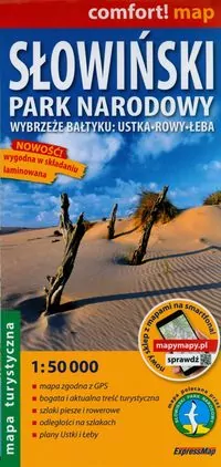 Słowiński Park Narodowy. Wybrzeże Bałtyku. Mapa turystyczna 1:50 000 - tantis.pl