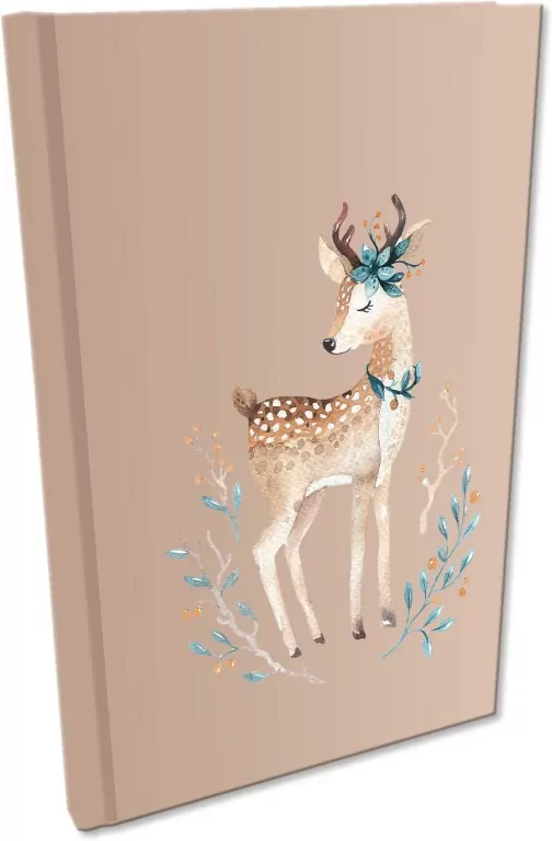 Notes A5 kratka Soft Touch Woodland Jelonek - tantis.pl