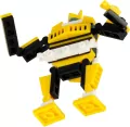 Klocki konstrukcyjne Alleblox RobotUnion 62el żółty - tantis.pl
