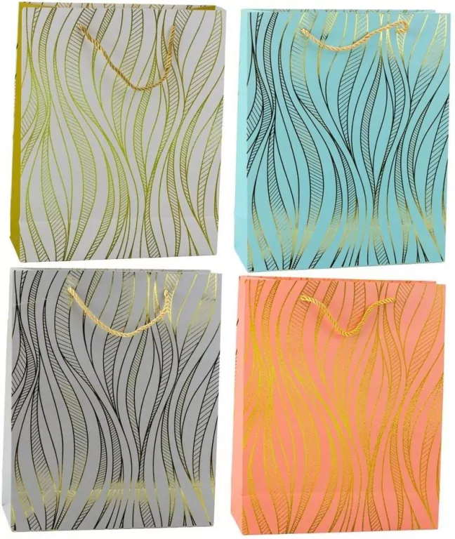 Torebka prezentowa 32x26x12cm MIX - tantis.pl