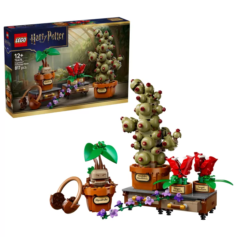 LEGO® Rośliny z lekcji zielarstwa w Hogwarcie 76474 - tantis.pl