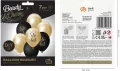 Balony B&C bukiet j. zloto-czarny sto lat - tantis.pl