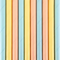 Słomki papierowe Summer time 19,5cm