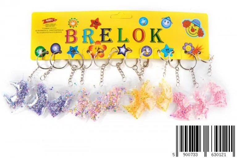 BRELOK JEDNOROZEC 5CM KRYSZTALKI PBH OP - tantis.pl