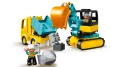 LEGO DUPLO Town. Ciężarówka i koparka gąsienicowa. 10931 - tantis.pl