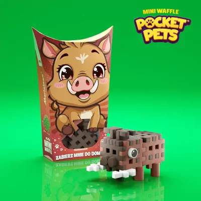 Wafle - Dzik. Pocket Pets. Mini Waffle