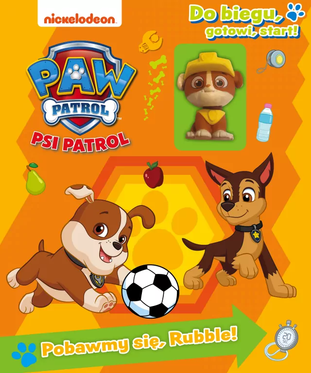 Pobawmy się, Rubble! Do biegu, gotowi, start! Psi Patrol - tantis.pl