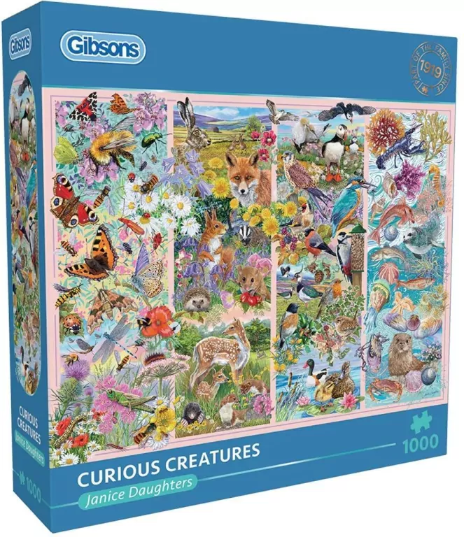 Puzzle 1000 Ciekawe stworzenia - tantis.pl