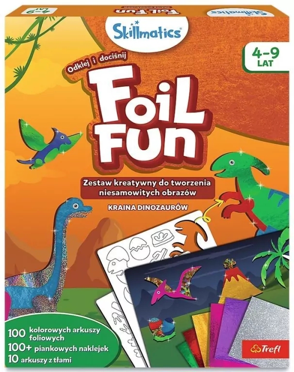 Zestaw Skillmatics Foil Fun Kraina DinozaurówTREFL - tantis.pl