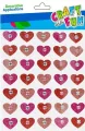 Naklejki Serce brokat Craft with Fun 501869 - tantis.pl