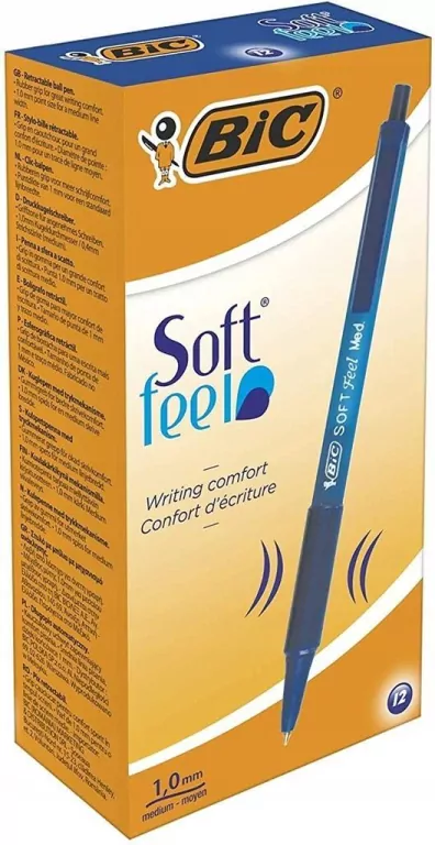 Długopis Soft Feel niebieski BIC. 12 sztuk - tantis.pl