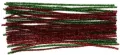 Druciki kreatywne metaliz. zielone i czerwone 30cm - tantis.pl