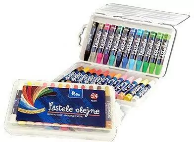 Pastele olejne heksagonalne 24 kolory KT020-AF - tantis.pl