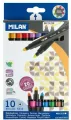 Flamastry Bicolor 10 szt-20 kolorów MILAN - tantis.pl