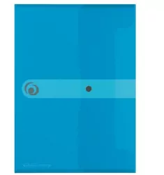 Teczka A5 PP na dokumenty Easy Orga Niebieska transparentna