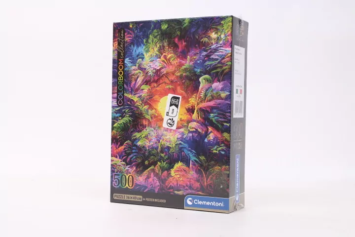 Puzzle 500 Compact Psychedelic Jungle Sunrise - tantis.pl