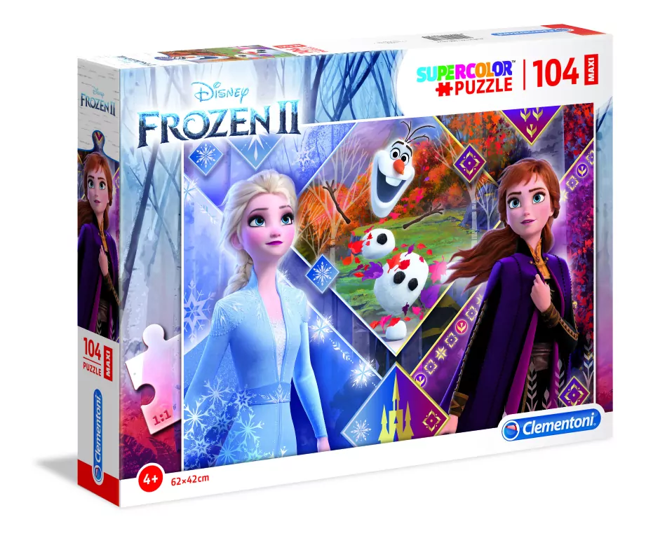 Puzzle 104. Maxi. Super Kolor. Frozen 2. 23739 - tantis.pl