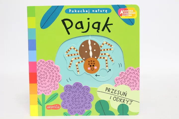 Pająk. Pokochaj naturę. Akademia mądrego dziecka - tantis.pl