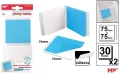 Karteczki samoprzylepne przezrocz 75x75mm 2x30szt - tantis.pl