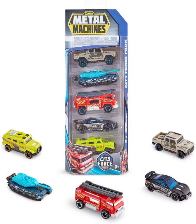 Autka Metal Machines 5-pak - tantis.pl